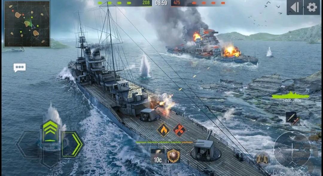 بازی جنگی - Gameplay image of android game