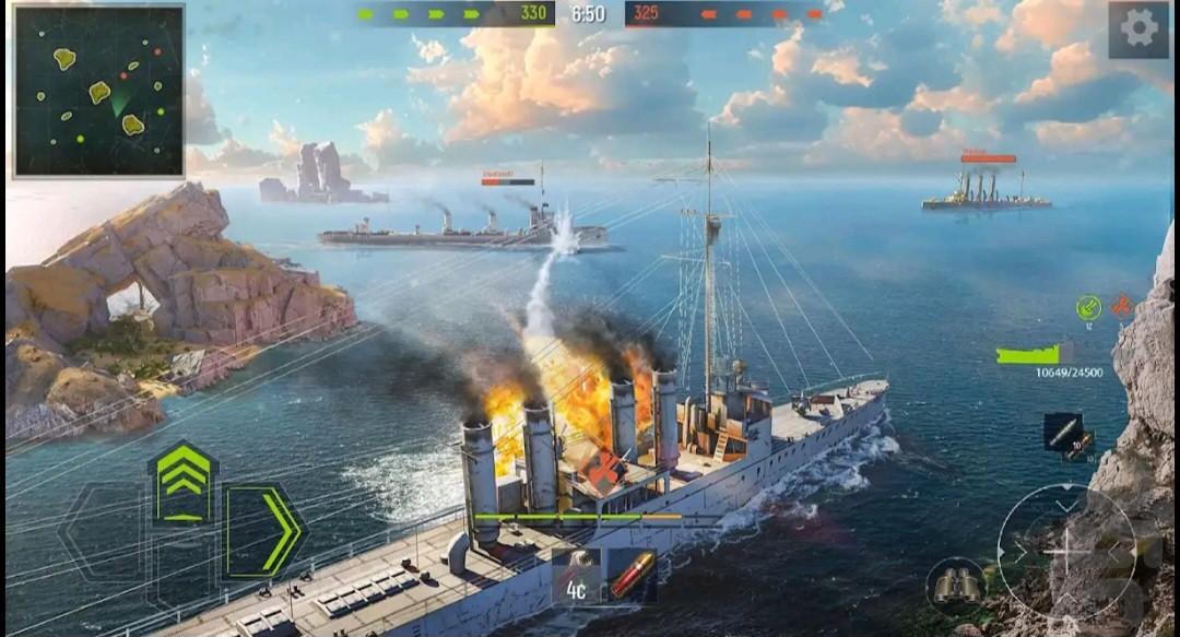 بازی جنگی - Gameplay image of android game