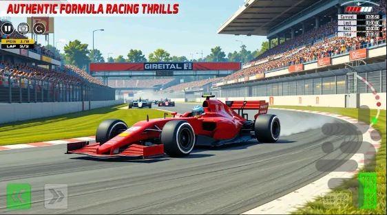 بازی ماشین فرمول یک - Gameplay image of android game