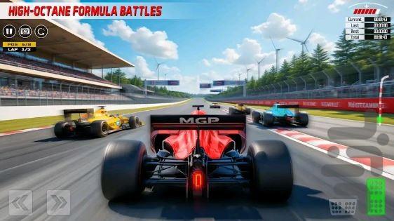 بازی ماشین فرمول یک - Gameplay image of android game