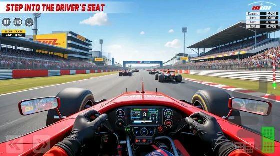 بازی ماشین فرمول یک - Gameplay image of android game