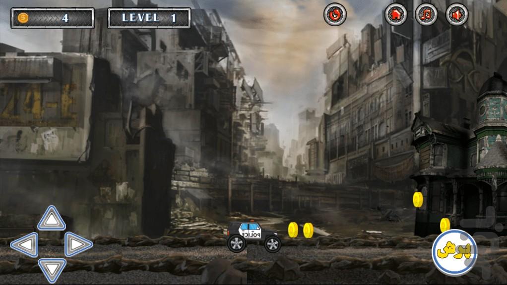 بازی پلیس و زامبی ها - Gameplay image of android game