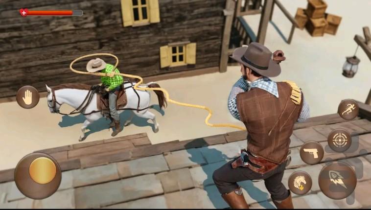 بازی تفنگی غرب وحشی - Gameplay image of android game