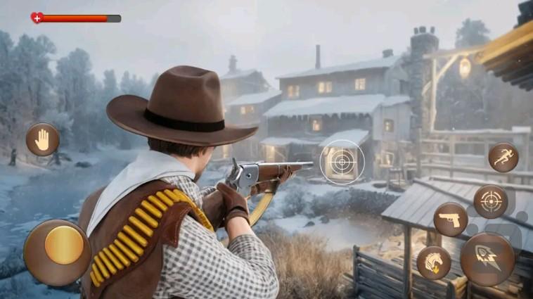 بازی تفنگی غرب وحشی - Gameplay image of android game