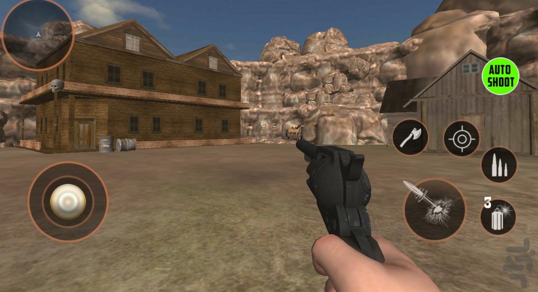 بازی تفنگی غرب وحشی - Gameplay image of android game