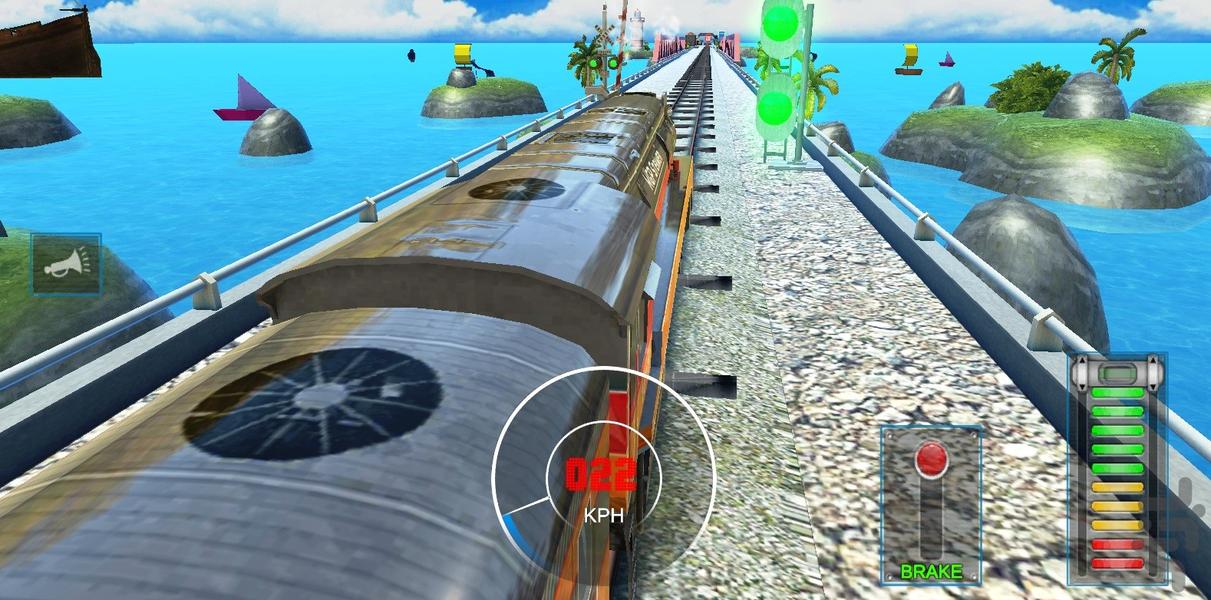بازی قطار شهری - Gameplay image of android game