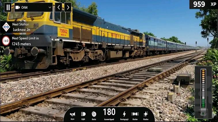 بازی قطار شهری - Gameplay image of android game