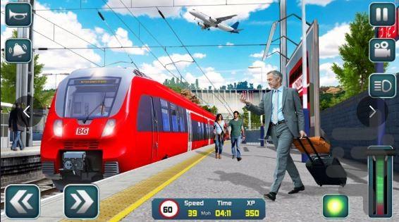 بازی رانندگی با قطار - Gameplay image of android game