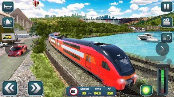 بازی رانندگی با قطار - Gameplay image of android game