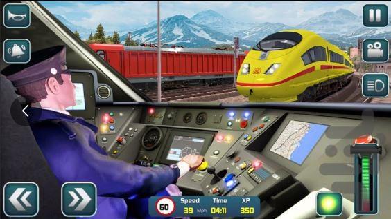 بازی رانندگی با قطار - Gameplay image of android game