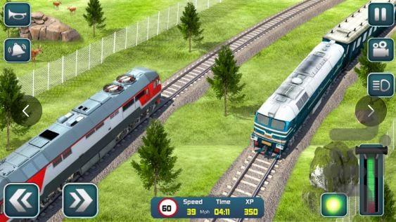 بازی رانندگی با قطار - Gameplay image of android game
