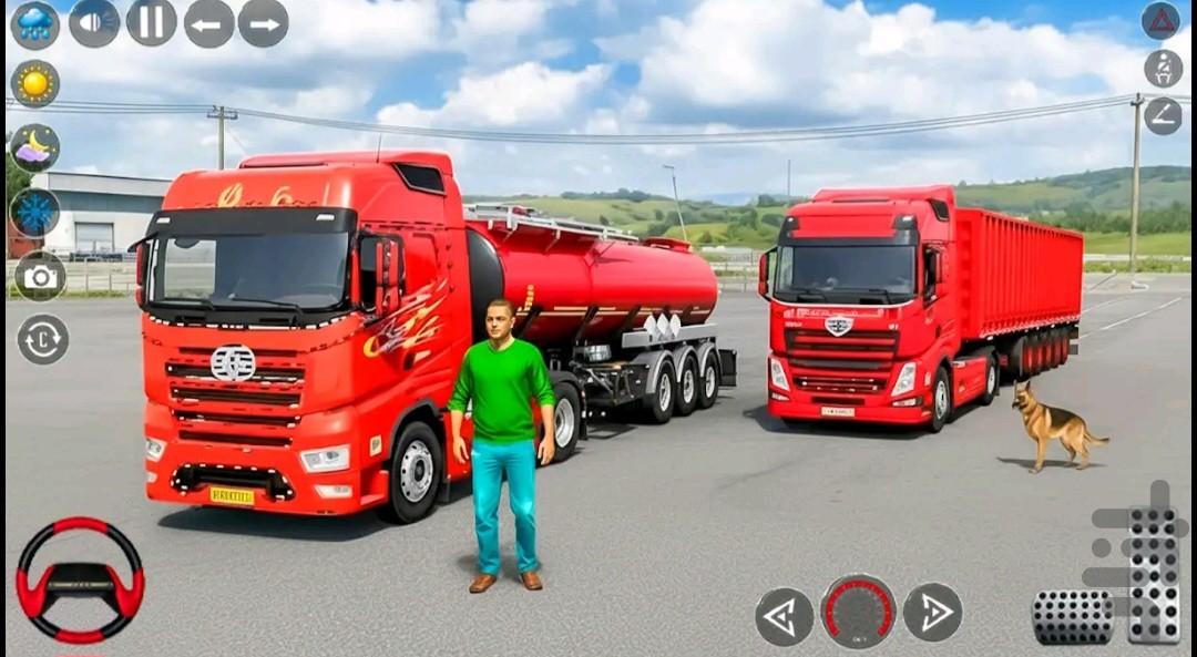 بازی کامیون حمل بار - عکس بازی موبایلی اندروید