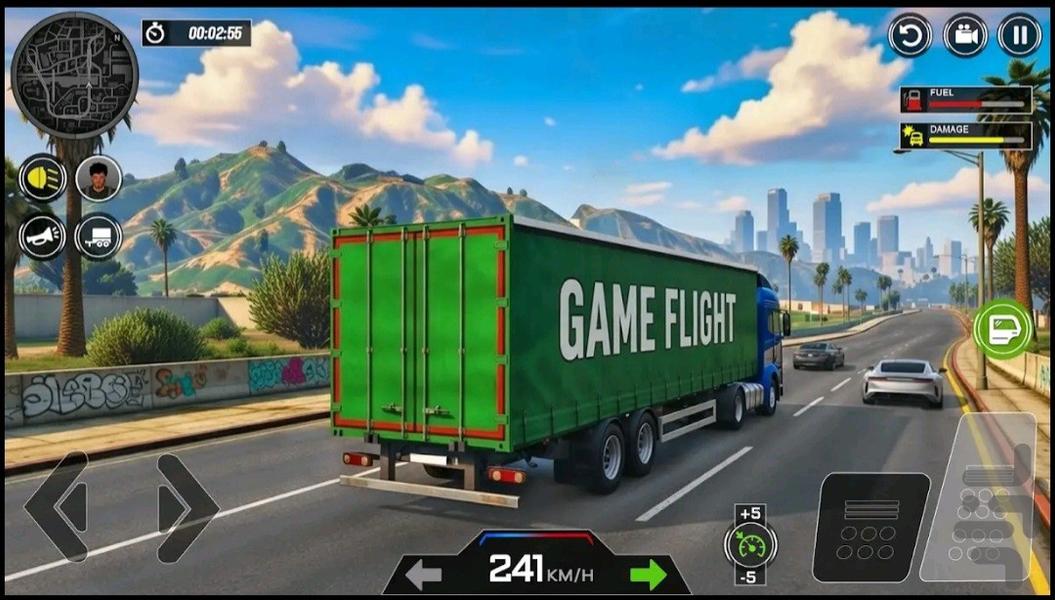 بازی کامیون حمل بار - Gameplay image of android game