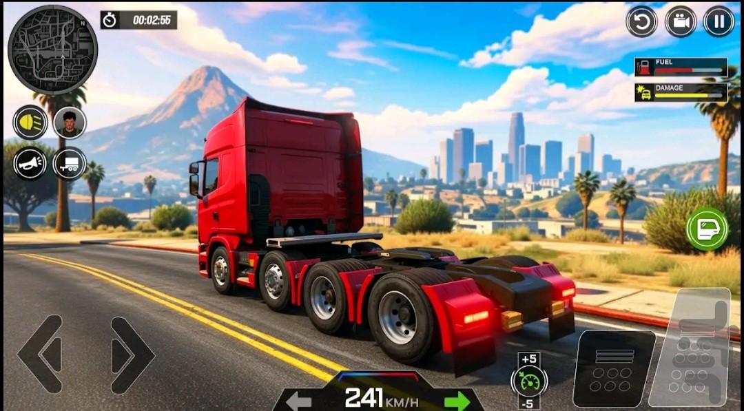 بازی کامیون حمل بار - Gameplay image of android game