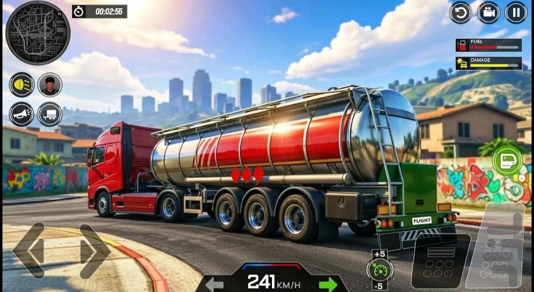 بازی کامیون حمل بار - Gameplay image of android game