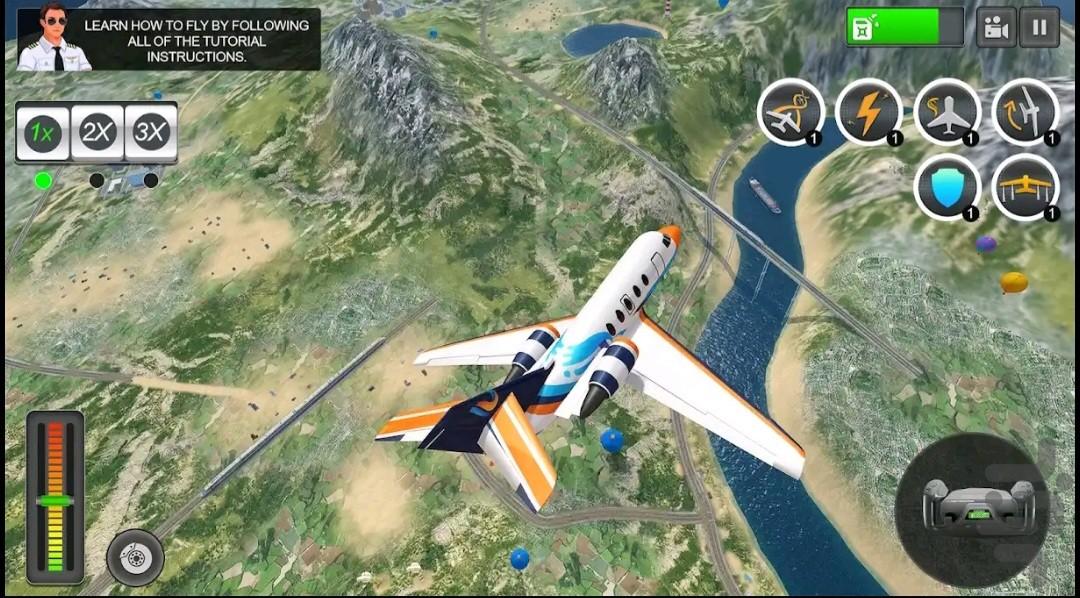 بازی هواپیما - Gameplay image of android game