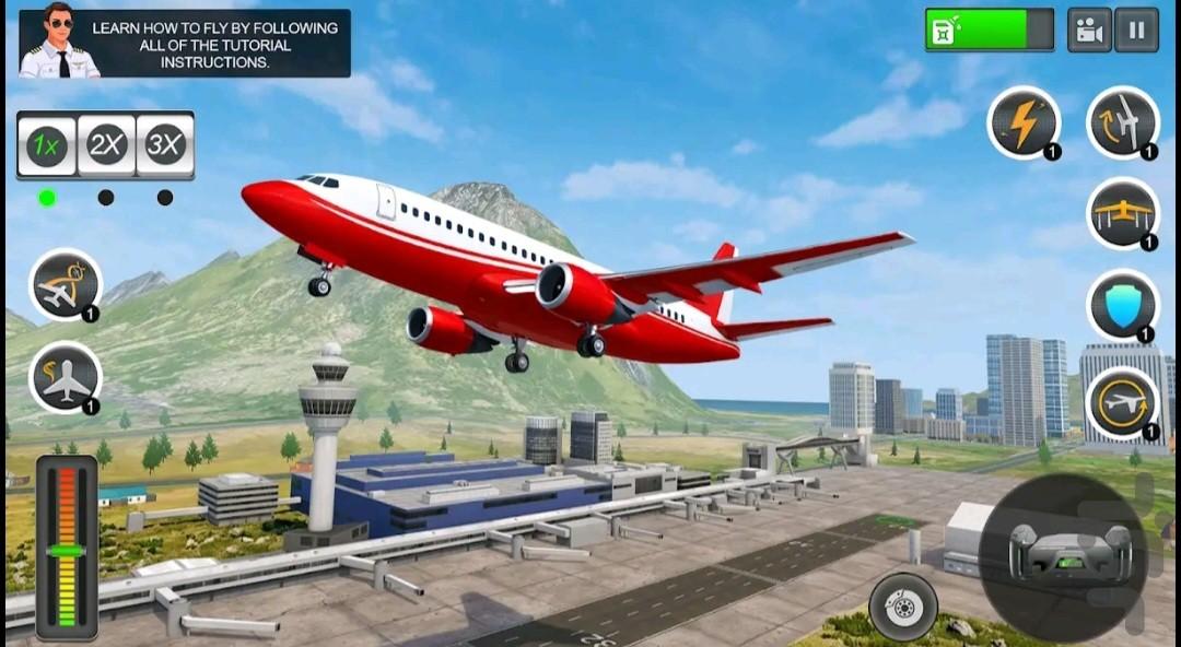 بازی هواپیما - Gameplay image of android game