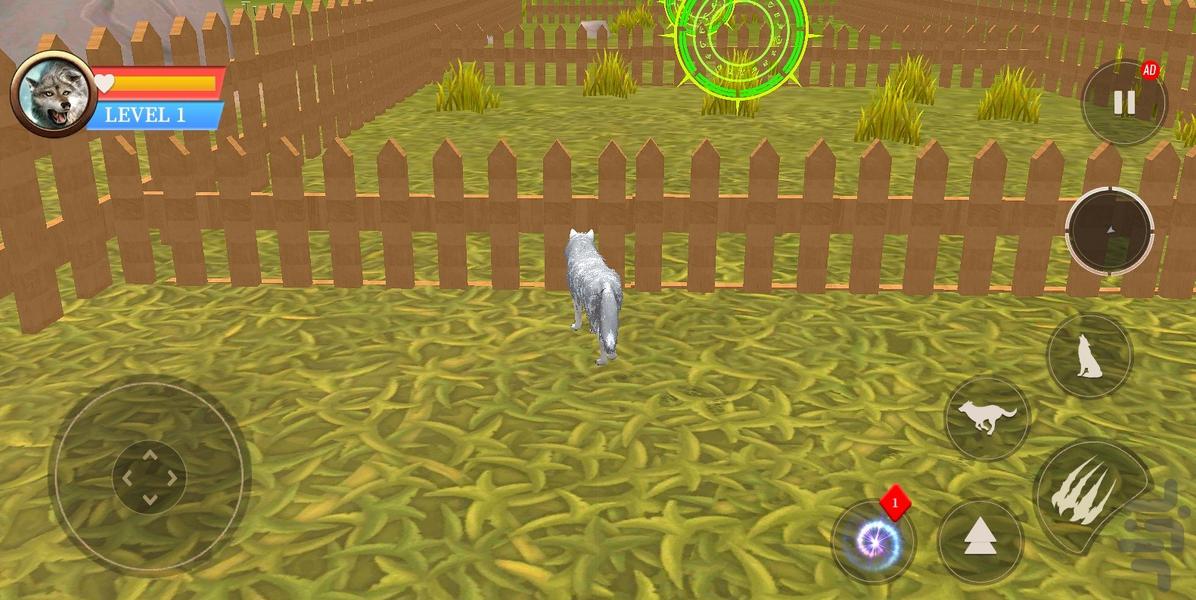 بازی گرگ وحشی - Gameplay image of android game