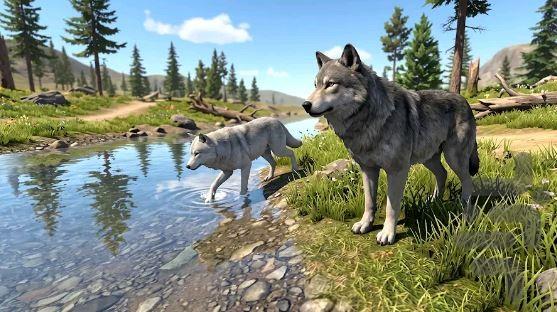 بازی گرگ وحشی - Gameplay image of android game