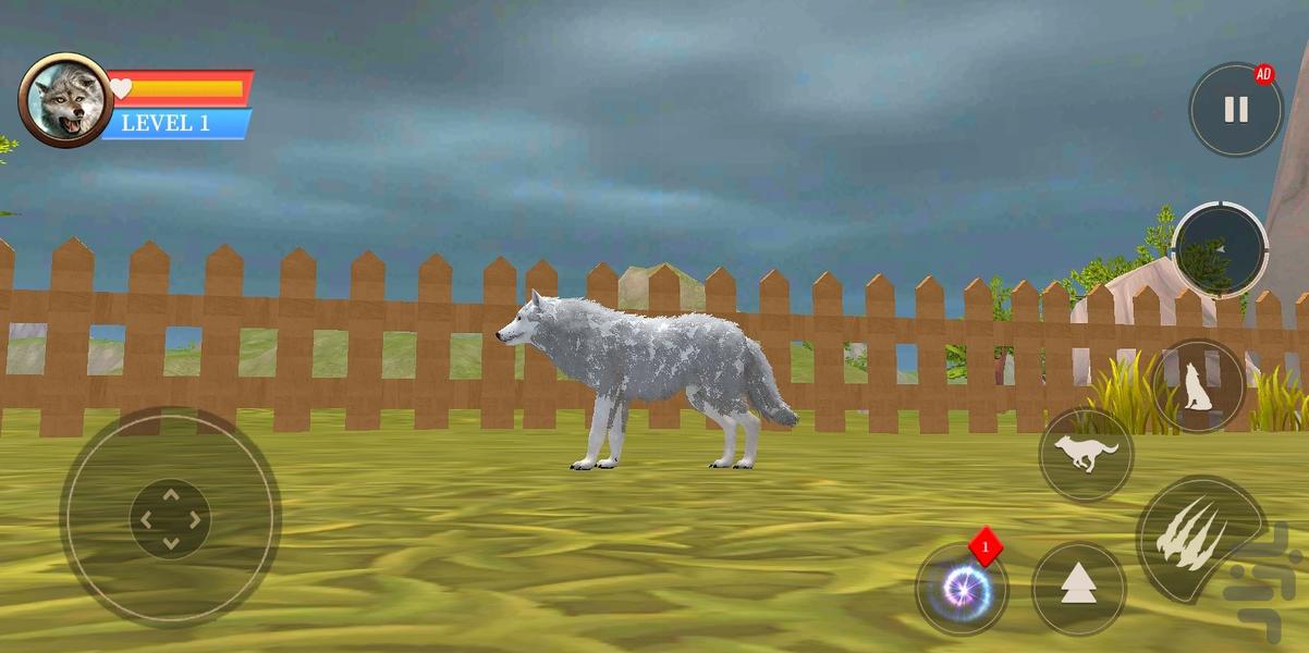 بازی گرگ وحشی - Gameplay image of android game