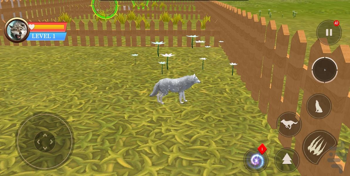 بازی گرگ وحشی - Gameplay image of android game
