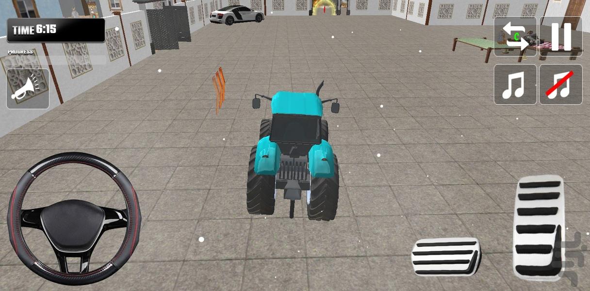 بازی تراکتور هندی - Gameplay image of android game