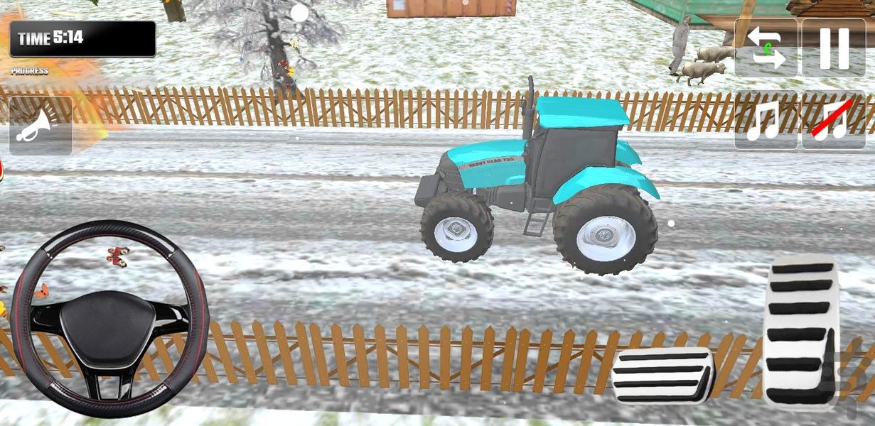 بازی تراکتور هندی - Gameplay image of android game