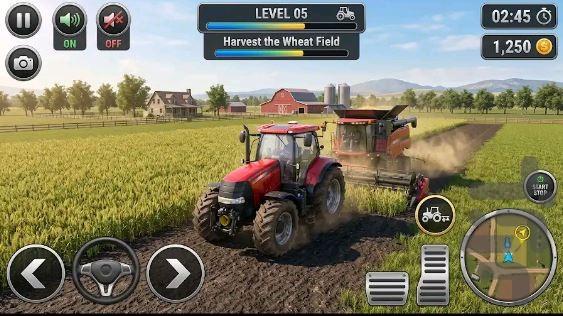 بازی تراکتور هندی - Gameplay image of android game