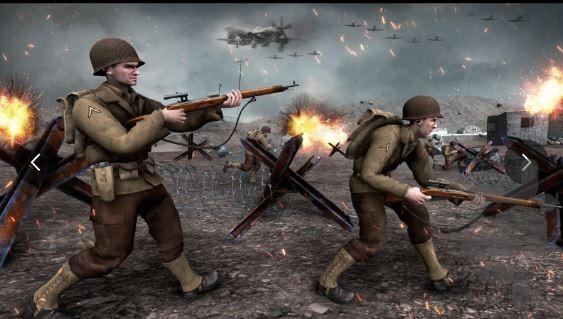 بازی تفنگی جنگ جهانی - Gameplay image of android game