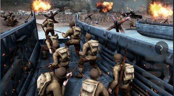 بازی تفنگی جنگ جهانی - Gameplay image of android game