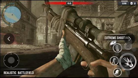 بازی جنگ جهانی دوم - Gameplay image of android game
