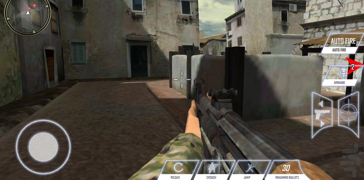 بازی جنگ جهانی دوم - Gameplay image of android game