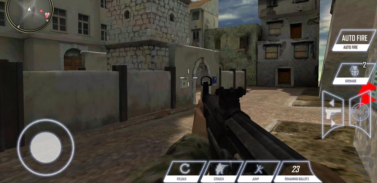 بازی جنگ جهانی دوم - Gameplay image of android game