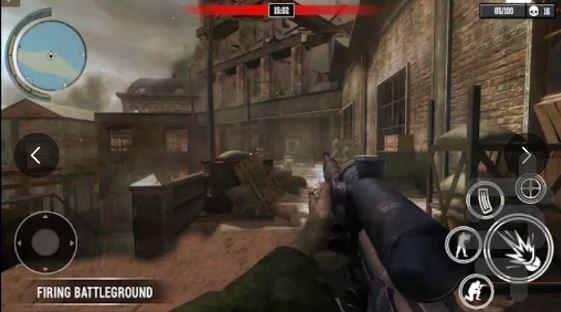 بازی جنگ جهانی دوم - Gameplay image of android game