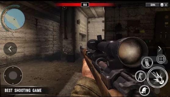 بازی جنگ جهانی دوم - Gameplay image of android game