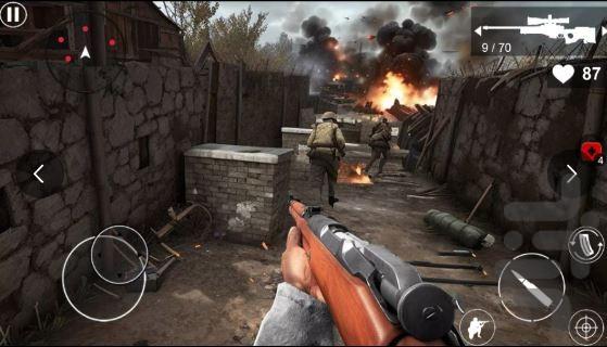 بازی تفنگی جنگ جهانی - Gameplay image of android game