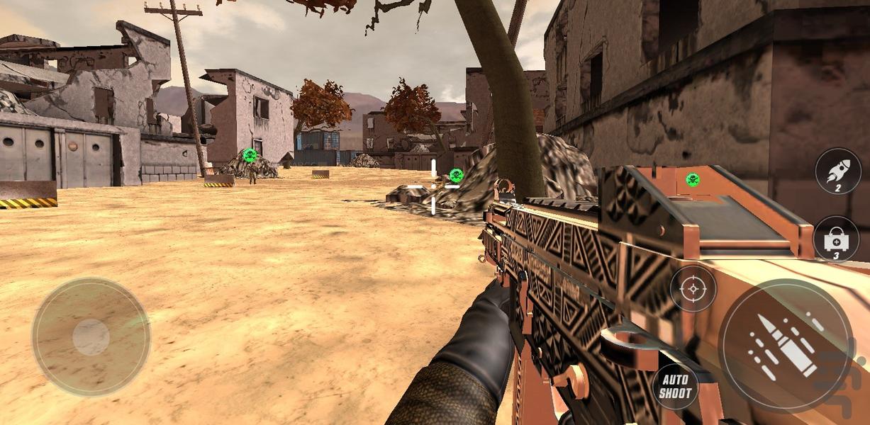 بازی تفنگی جنگ جهانی - Gameplay image of android game