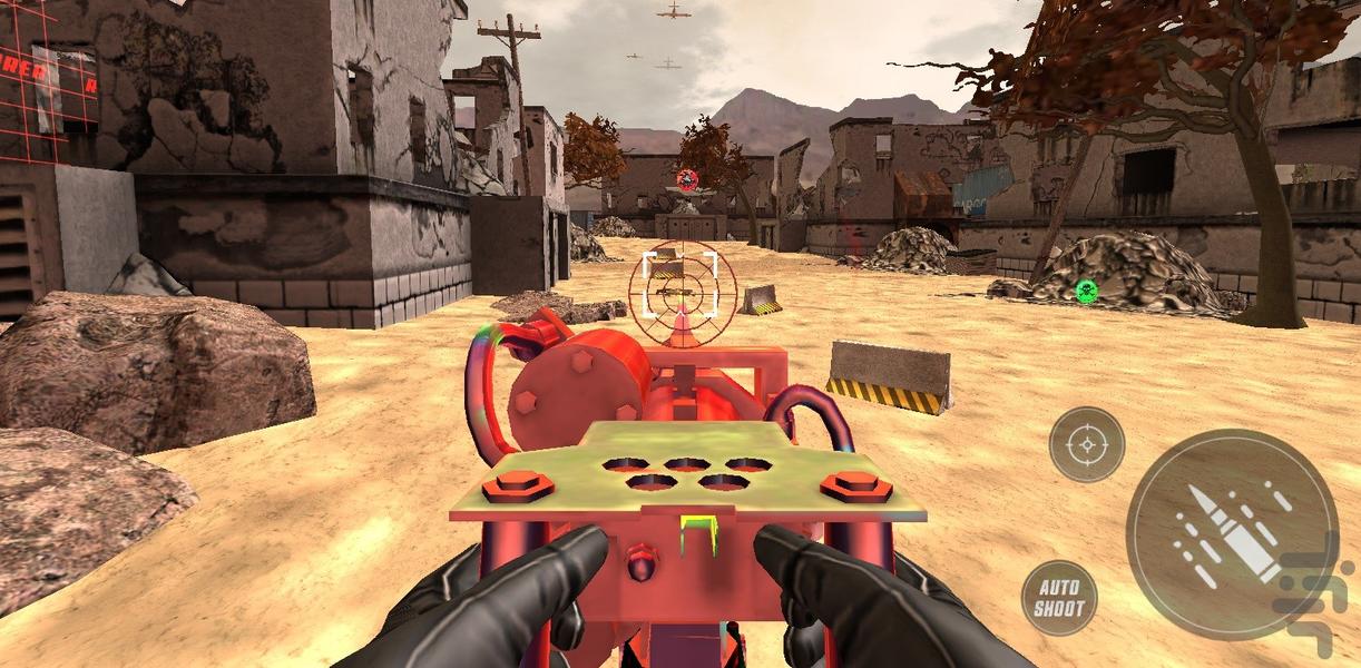 بازی تفنگی جنگ جهانی - Gameplay image of android game