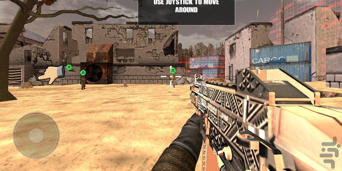 بازی تفنگی جنگ جهانی - Gameplay image of android game