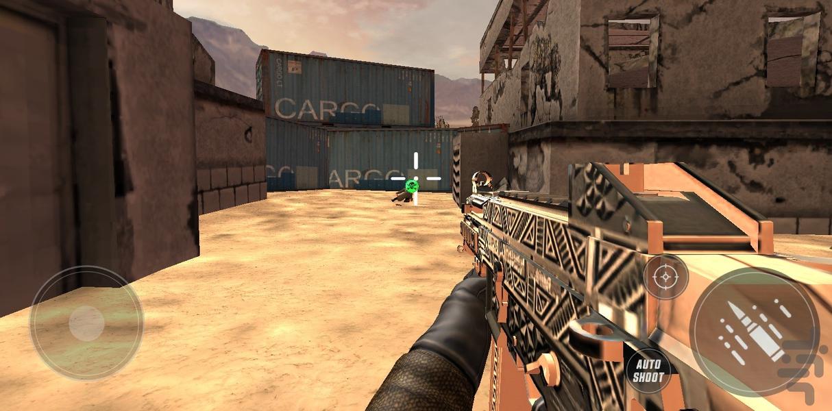بازی تفنگی جنگ جهانی - Gameplay image of android game