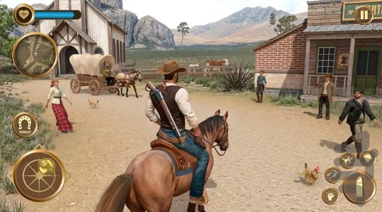 بازی تفنگی کابوی - Gameplay image of android game