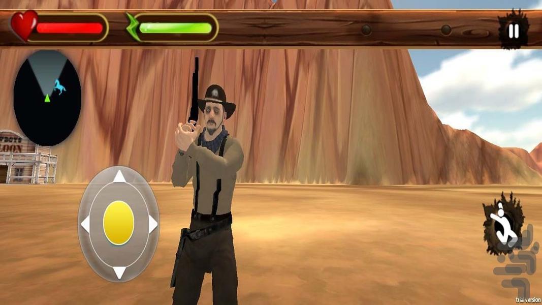 بازی تفنگی کابوی - Gameplay image of android game