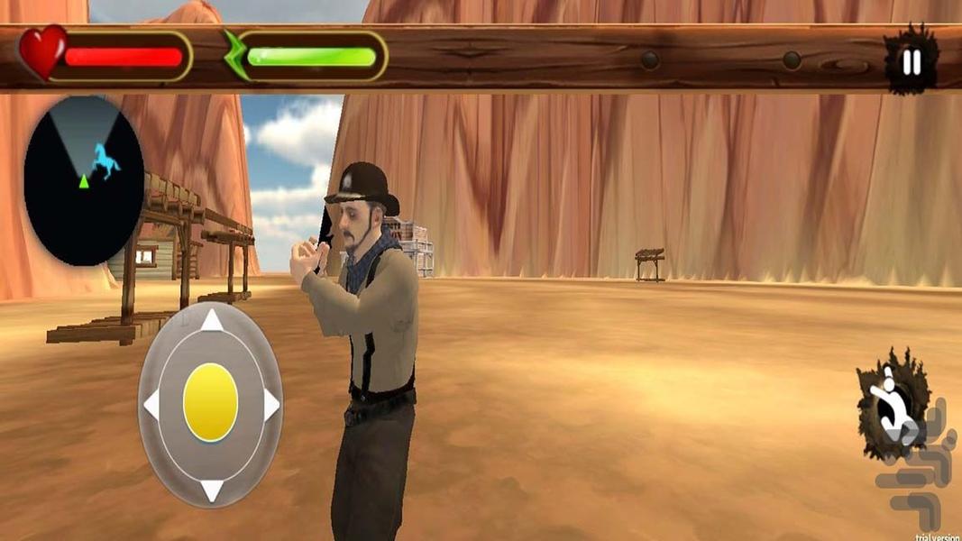 بازی تفنگی کابوی - Gameplay image of android game