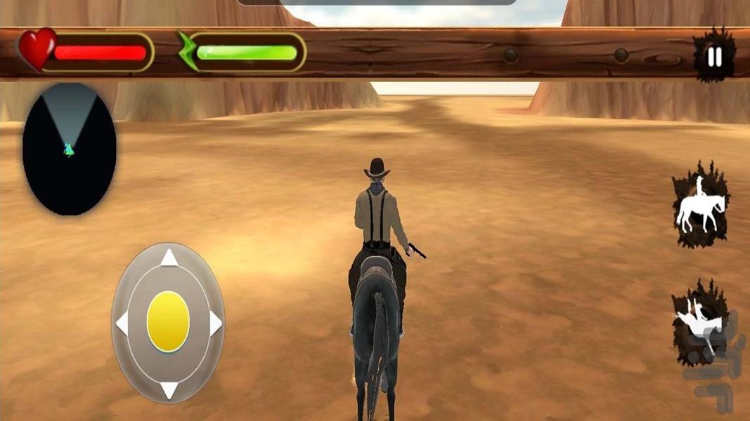 بازی تفنگی کابوی - Gameplay image of android game