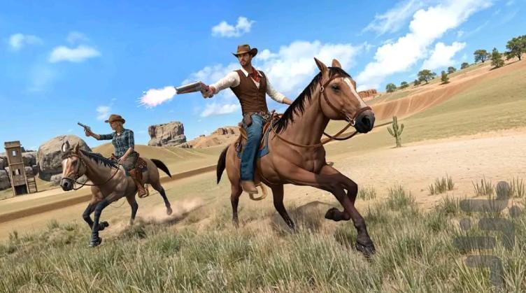 بازی تفنگی کابوی - Gameplay image of android game