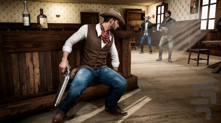 بازی تفنگی کابوی - Gameplay image of android game