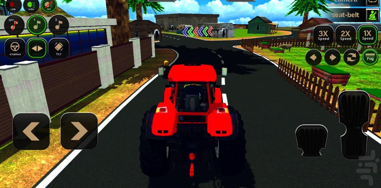 تراکتور بازی - Gameplay image of android game