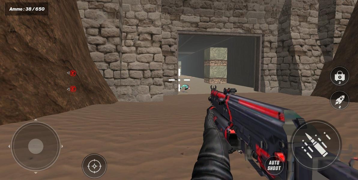 بازی تفنگی کماندو - Gameplay image of android game
