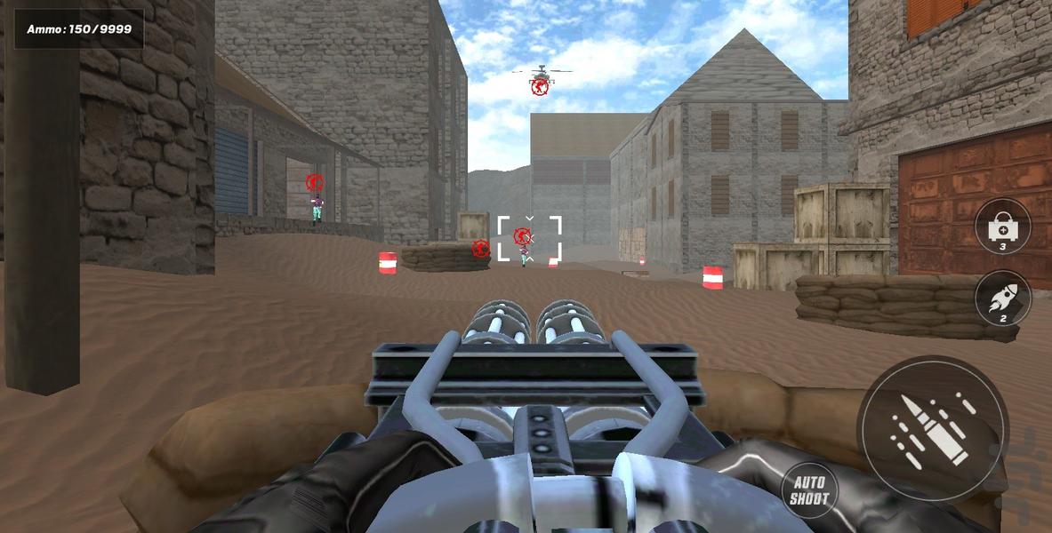 بازی تفنگی کماندو - Gameplay image of android game