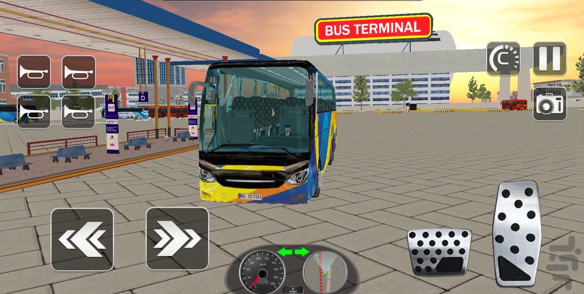 بازی اتوبوس مسافربری - Gameplay image of android game